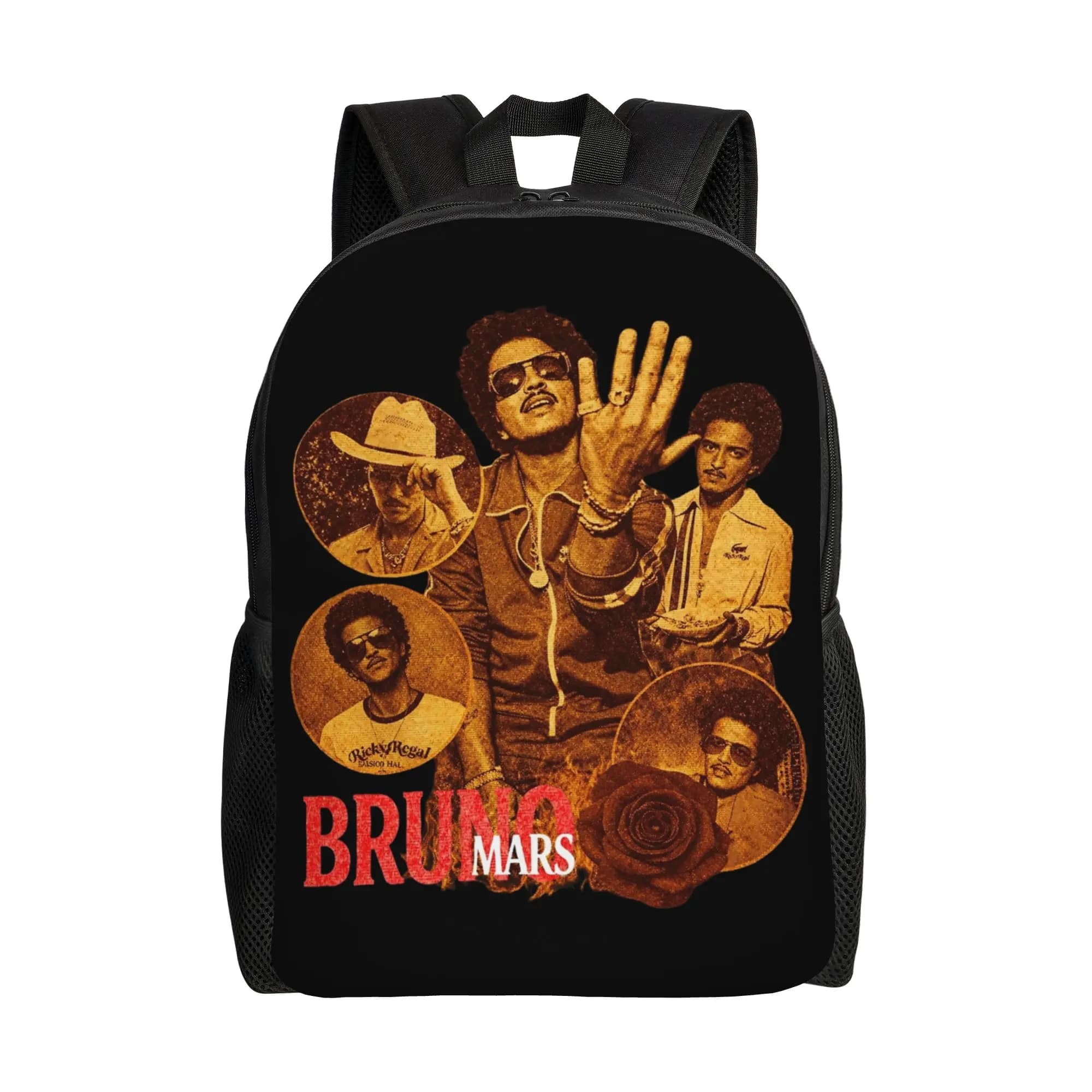 Zaino per bambini Bruno Mars The Romantic Tour 2026, borsa da scuola per la scuola materna e la scuola elementare, per ragazzi e ragazze