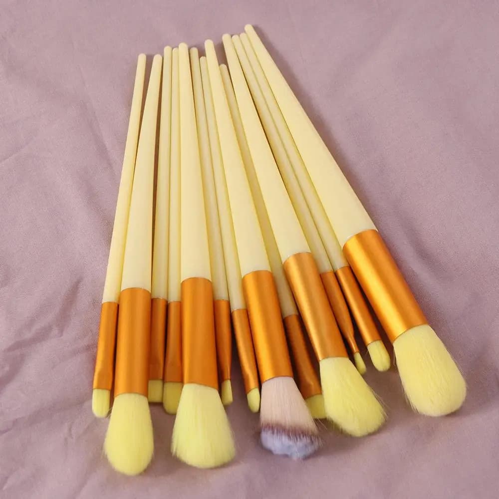 Set of 13 Professional Makeup Brushes, Morbid Instruments for Umbrella and Cypria, Cosmetic Brushes for Corrector, Women's Set