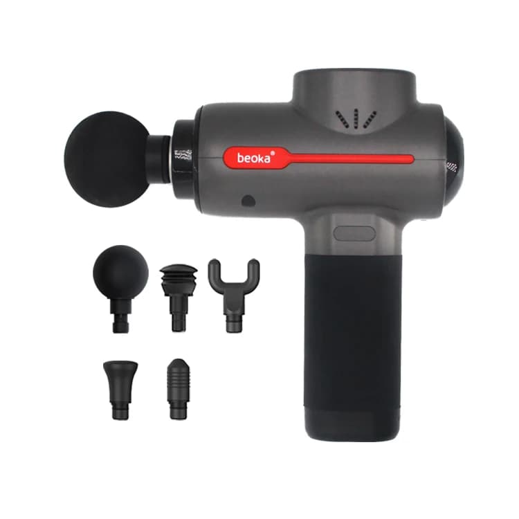 Portable Mini Massage Gun, Percussion Massage for Deep Fabrics, Heated Head for Muscular Lift