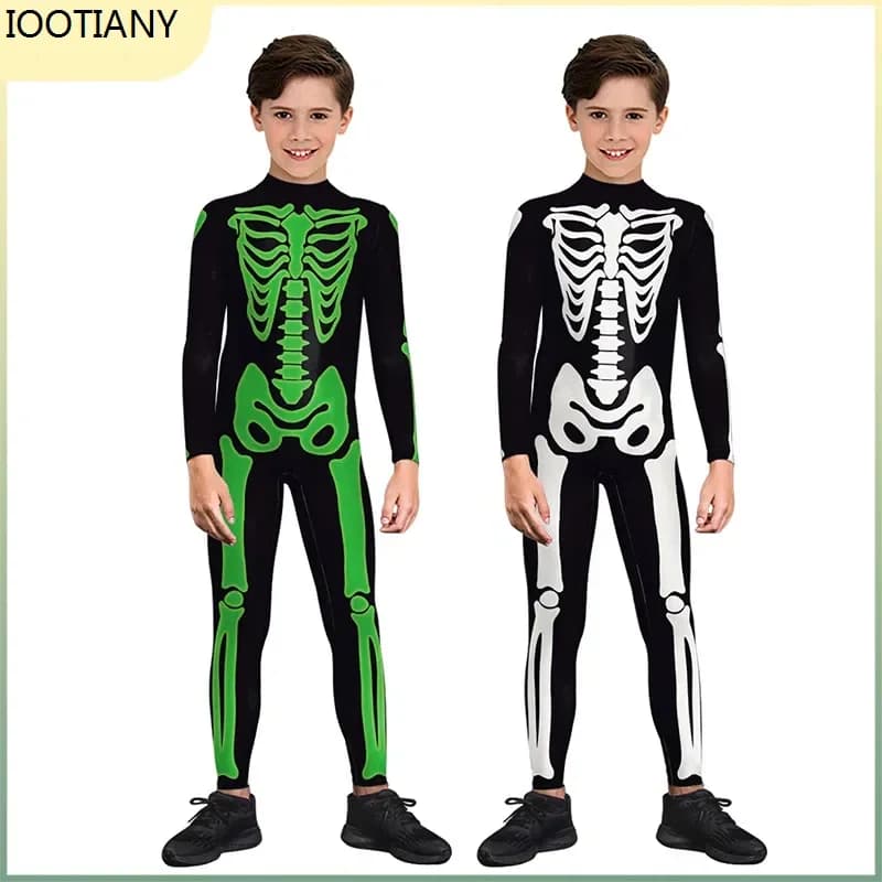 CosplayNew Halloween 3d Scheletro Stampa Tuta Unisex Festival Party Masquerade Tuta Vacanza Zentai Suit Ciclismo Catsuit Ra