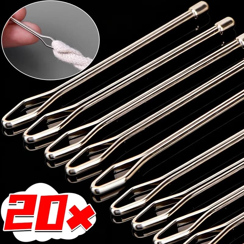 1/20pcs Wear Rope Garment Clips Sewing DIY Apparel Sewing Elastic Band Tape Punch Cross Stitch Threader Waist Rope Threading
