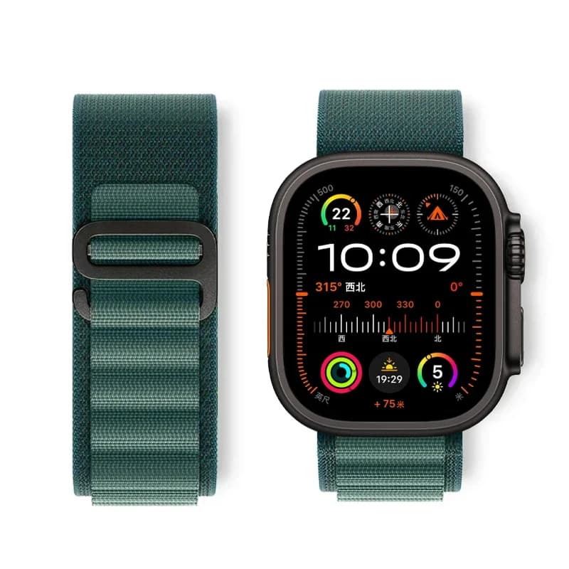 Alpine Loop per cinturino Apple watch ultra2 49mm 46mm 42mm 38-40-44mm 45mm 41mm braccialetto sportivo iwatch Serie 10 9 8 7 6 SE 5 4 cinturino