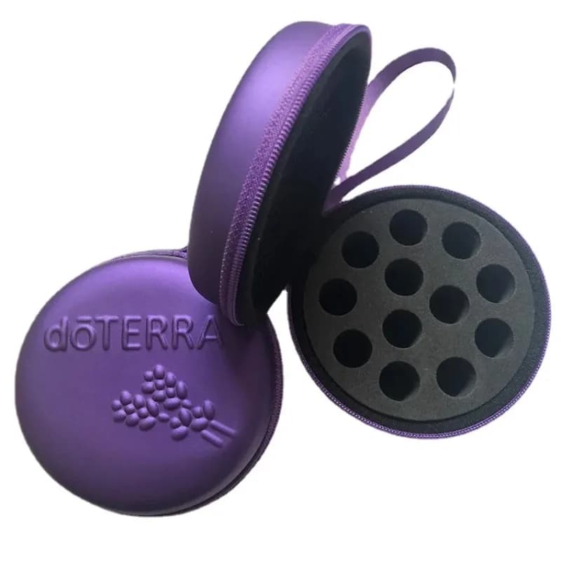Travel Essentials Oil Case Storage Bag for DoTERRA Young Living Oil Sample 12 Slots for 2ml Essential oil Storage organizador