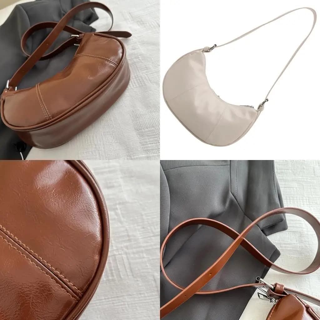 Borsa in stile coreano per donna Borsa a tracolla Borsa da lavoro Borsa a tracolla in pelle PU