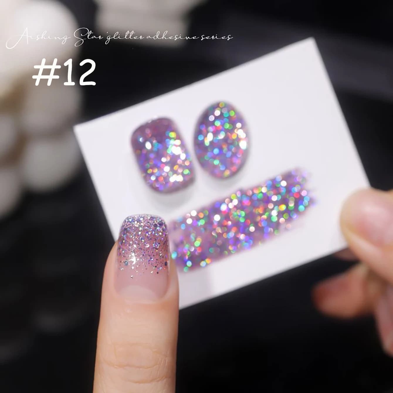 WS 10ML 1-8 pezzi rosa glitter fluorescente riflettente smalto gel per unghie effetto flash neon semi permanente UV LED gel nail art manicure