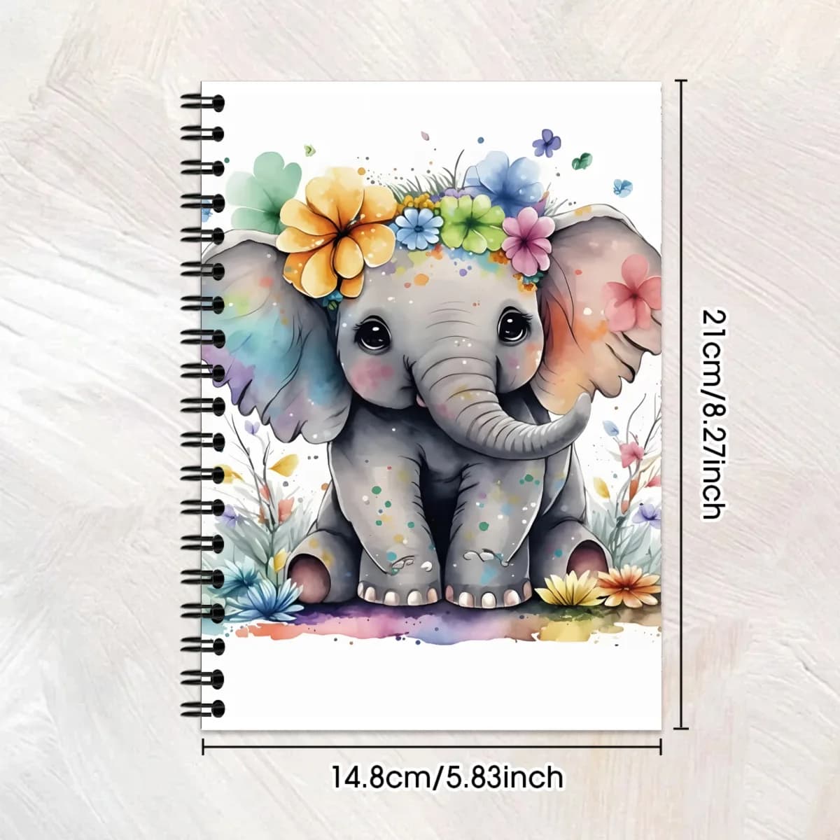 New Popular Cross-border 100 Pages A5 Pictographic Notepad Spiral Notebook, Sketchbook & Diary