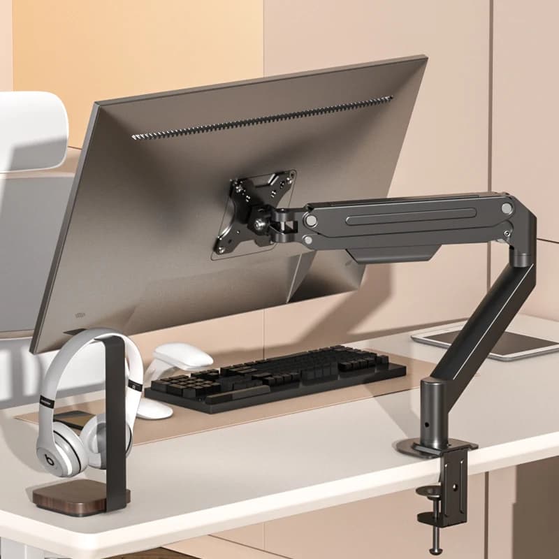 A1 Monitor Arm Bracket 14-34 Inch Full Motion Gas Spring Desk Mount Stand for LCD LED PC TV Screen Holder