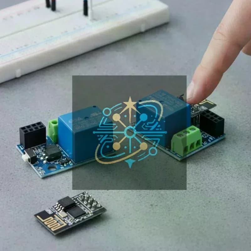 ESP8266 ESP-01S 5V WiFi Relay Module Wireless App Control Switch Board for Smart Lighting Automation