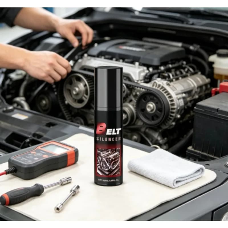 Liquid Supply Tool Kit Protect Belt Extend Life 100ml Engine Belt Lubricating Spray Auto Daily Care Anti-wear Quiet Reduce Noise
