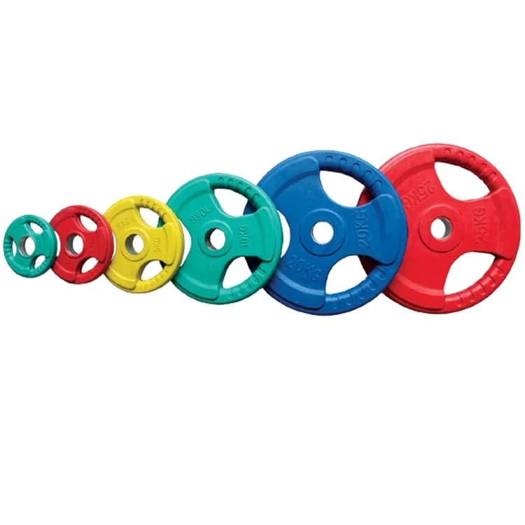 Wholesale Gym Equipment Accessories Weight Lifting Plates Plates with cast iron barbell for use in gym
