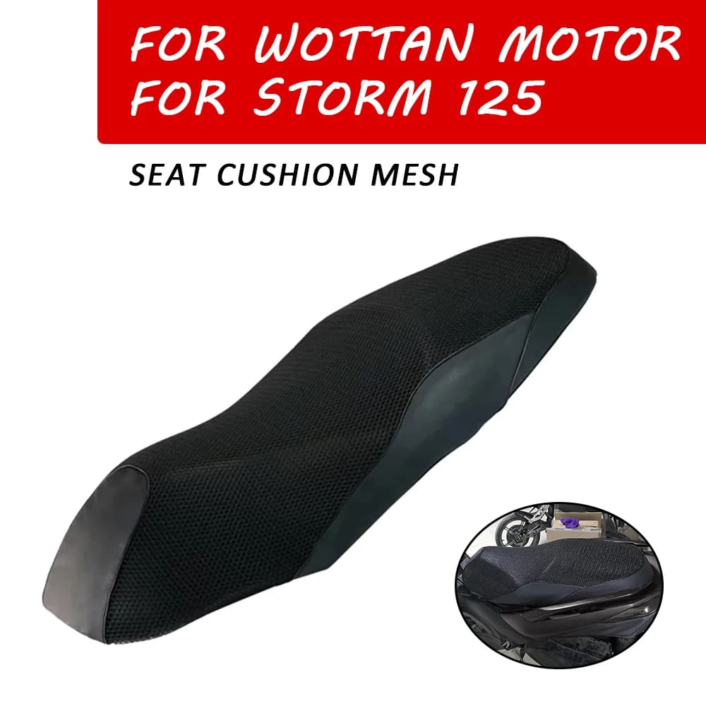 Accessori moto Fodera per cuscino del sedile Protezione termica Guard Mesh per Wottan Motor Storm 125 Storm125 Storm-T 125 125T