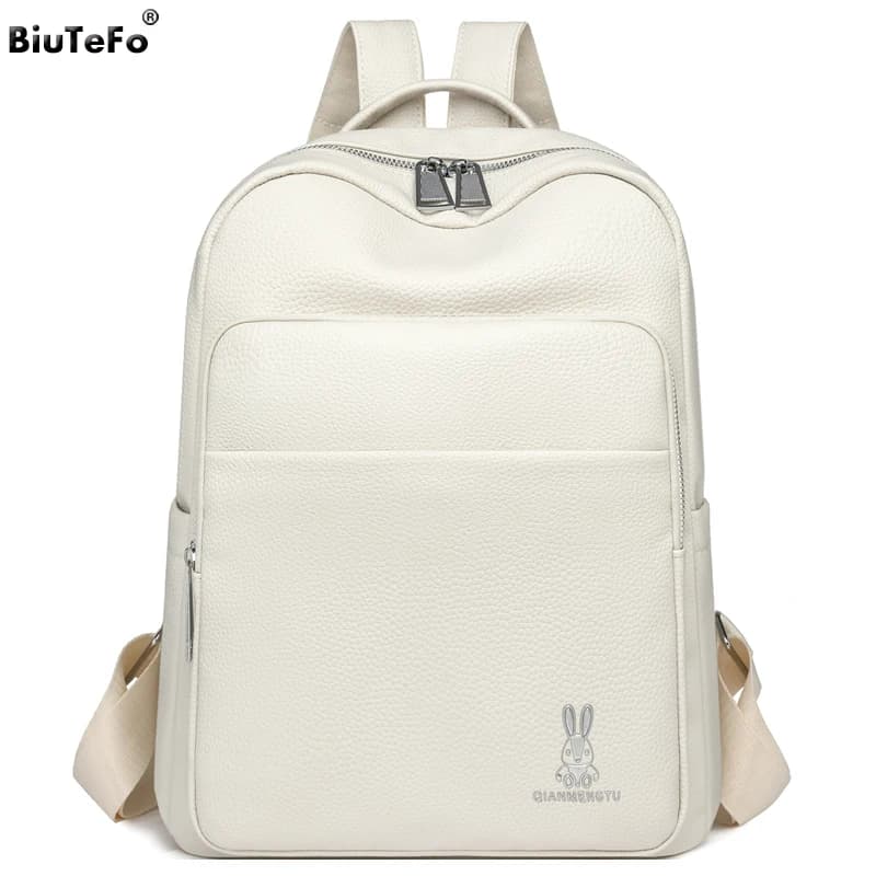 Zaini da pendolare alla moda per donna, zaino grande leggero per la scuola, borsa a tracolla da ragazza, zaino da viaggio in pelle PU da donna