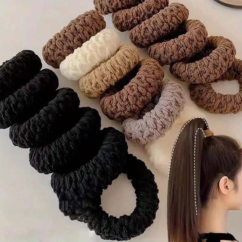 5/10 Pieces Elastic Hair Sets High Elastic Hair for Casual Hair Cords For Women