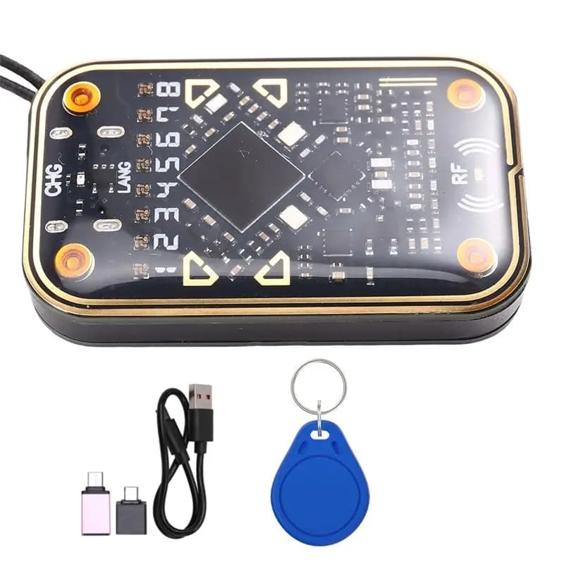 [NUOVO A09R!】 Emulatore di smart card per lettore di chip RFID Chameleon Ultra V2.0 + portachiavi UID 125Khz 13,56Mhz Decodifica scheda NFC Duplica