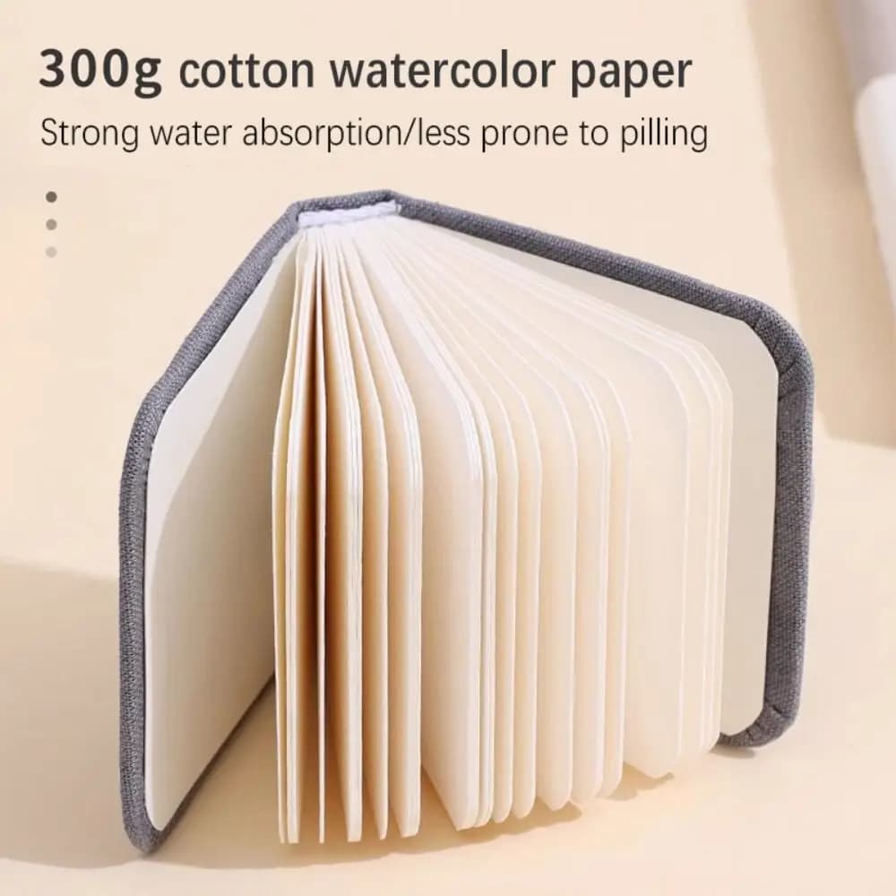 24Sheets Drawing Notebook Can Be Tiles 180° 300g Paper Sketchbook Inspiration Record Art Supplies Graffiti Pocket Book