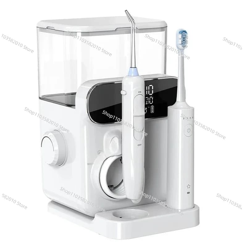 Set Spazzolino Elettrico e Idropulsore ​ Kit Completo per l'Igiene Orale: Spazzolino Elettrico e Idropulsore