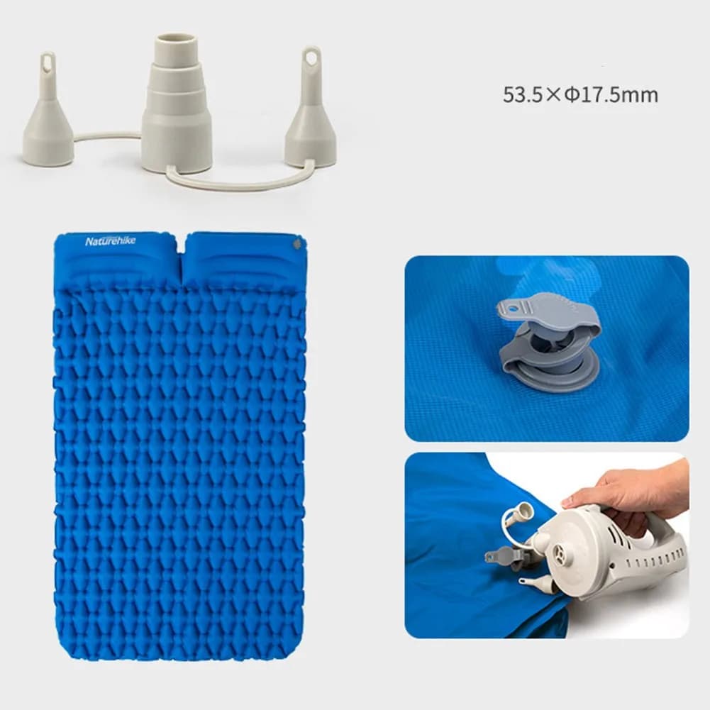 Cordless Tire Inflator Portable Inflator For Outdoor Camping ABS Material Build 4.1 KPa High Pressure 2000mAh Battery