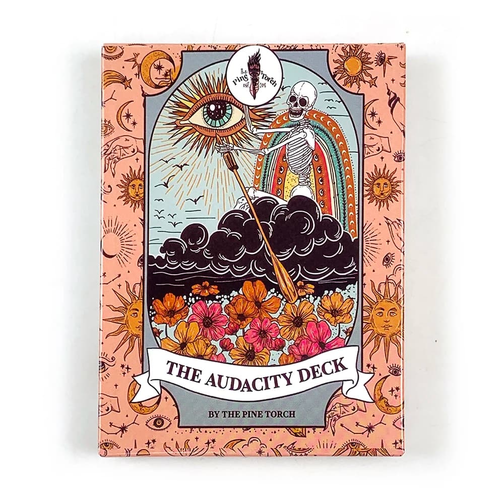The Audacity Deck A 37 Oracle Cards Tarot inglese Divination Edition Deck Borad Games, ideale per viaggi, meditazione e spirituali