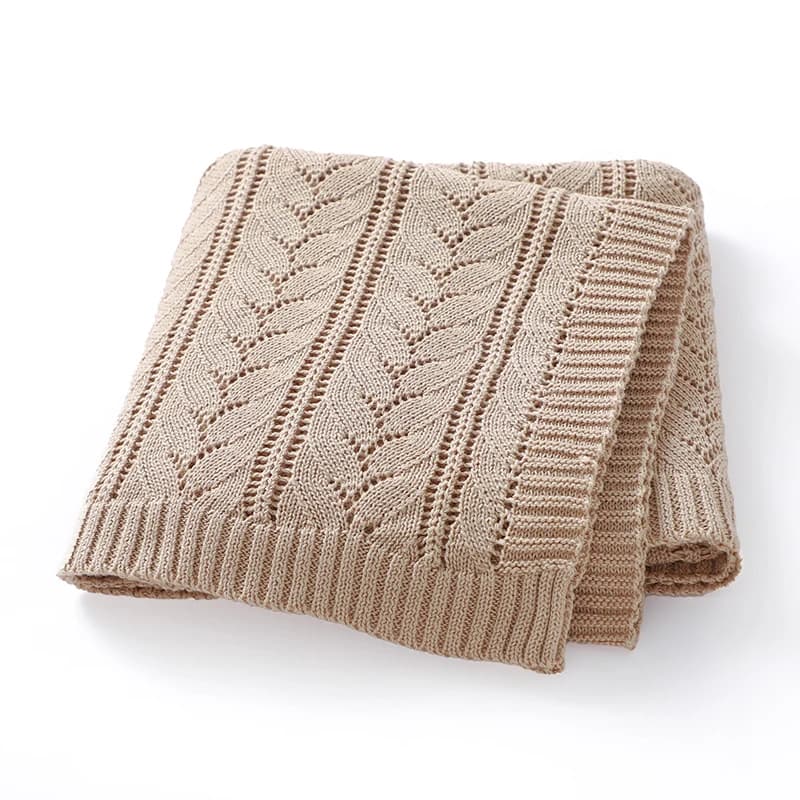 Coperte per fasciatoio in cotone per neonato 90 * 70 cm Lavorate a maglia Infantil Netural Trapunte per dormire Coperture per biancheria da letto Bambino Ragazzi Ragazze Culla Pisolino