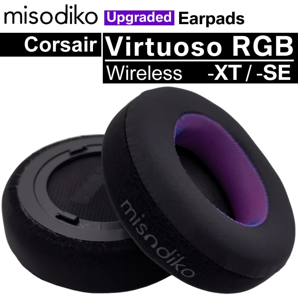 misodiko Updated spare cushions for game headphones Corsair Virtuoso RGB Wireless SE/XT