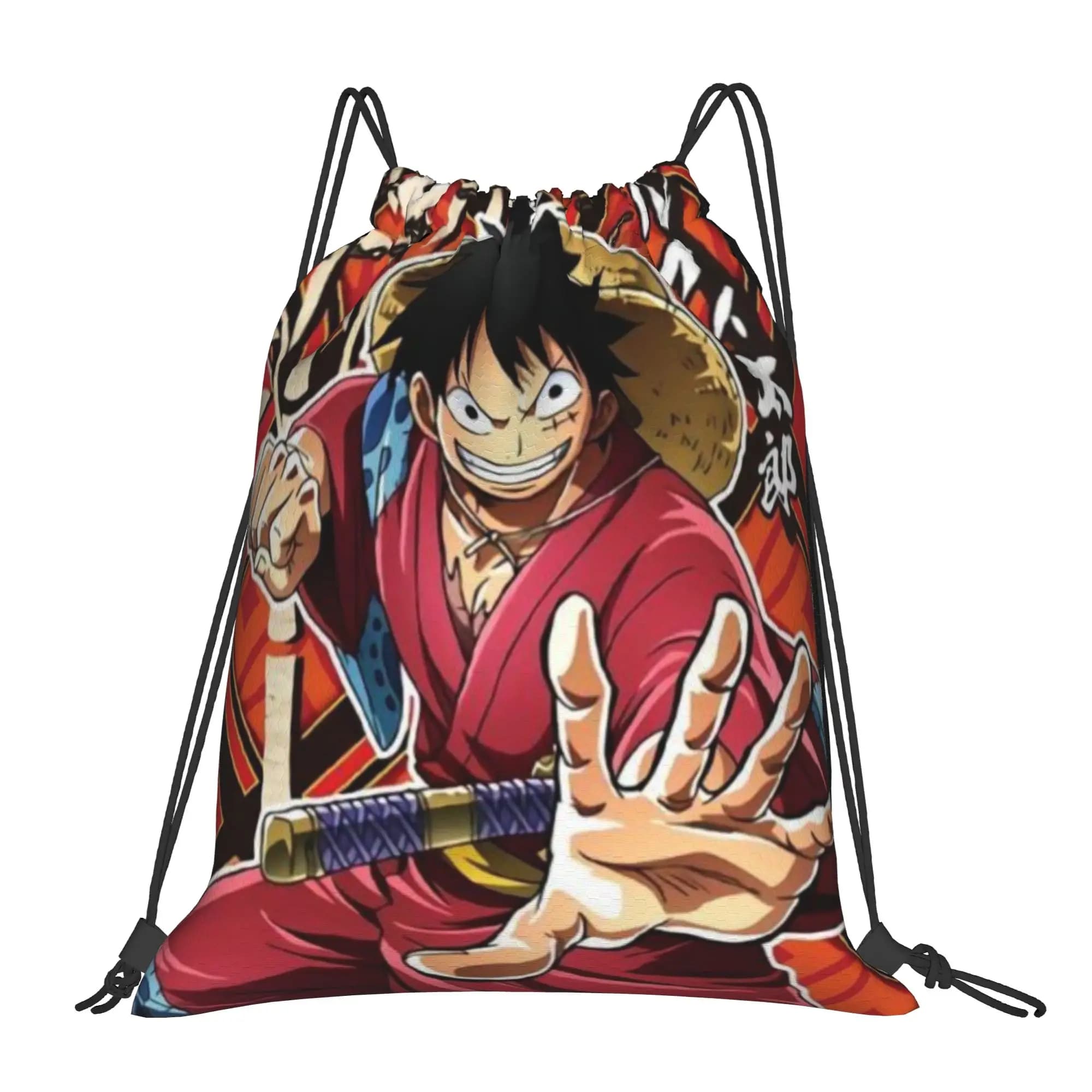 Zaino Portatile con Coulisse Strong Luffy per Viaggi, Ciclismo e Palestra, Borsa per Scarpe con Coulisse