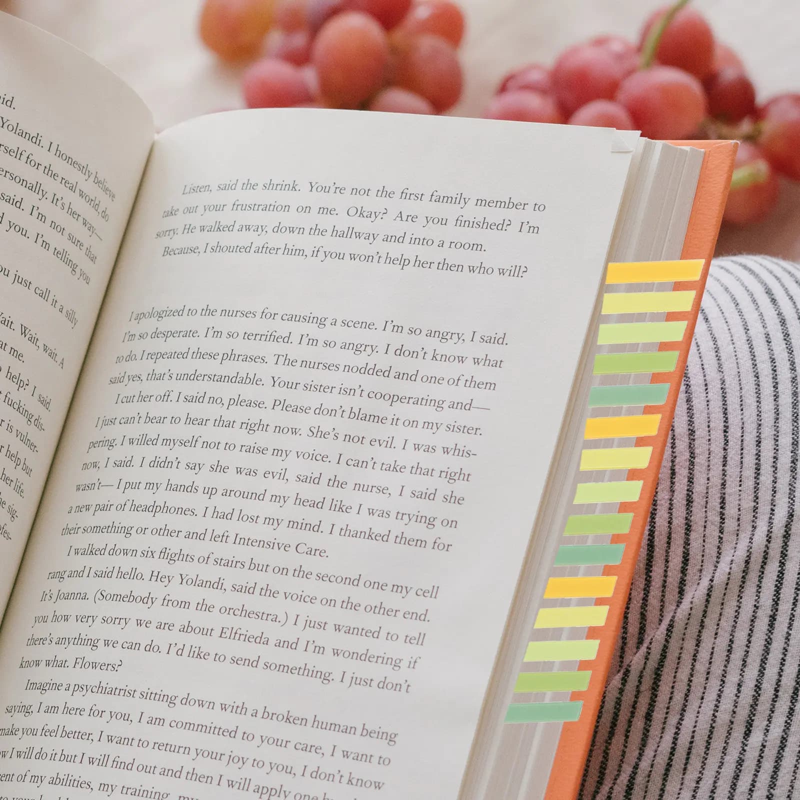 4 set di etichette per libri con indice di lettura, etichette per libri ultrafini scrivibili, etichette per pagine riposizionabili per cartelle di documenti per ufficio e scuola, colorate