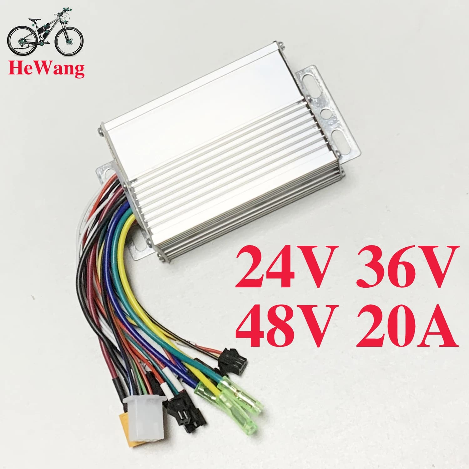 24V 36V 48V 20A E-Scooter Brushless Motor Controller Three-mode Sine Wave 350W 500W for KUGOO M4 E-Bicycle No. 2 Protocol Meter
