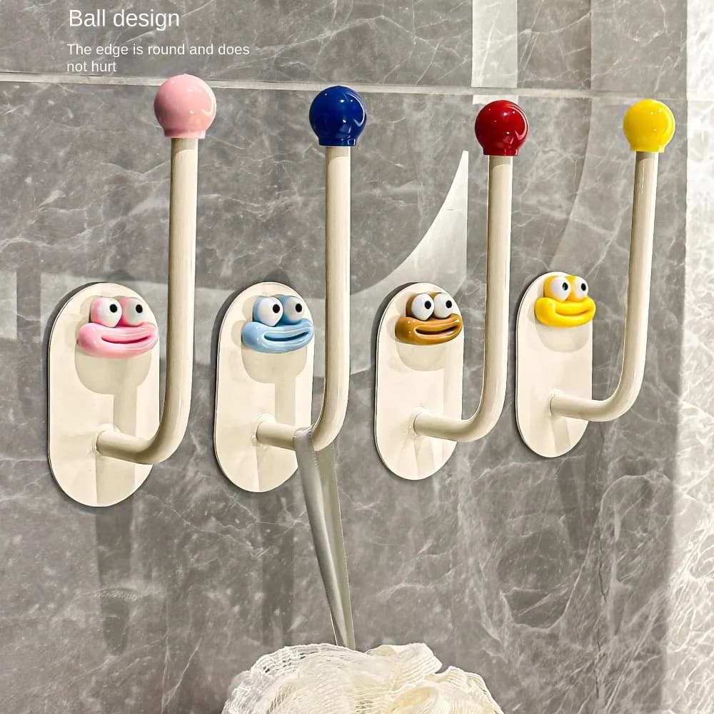 Nuovi ganci a ventosa riutilizzabili Traceless Punch Free Ganci per doccia Gancio a muro Gancio a ventosa rotante per la casa