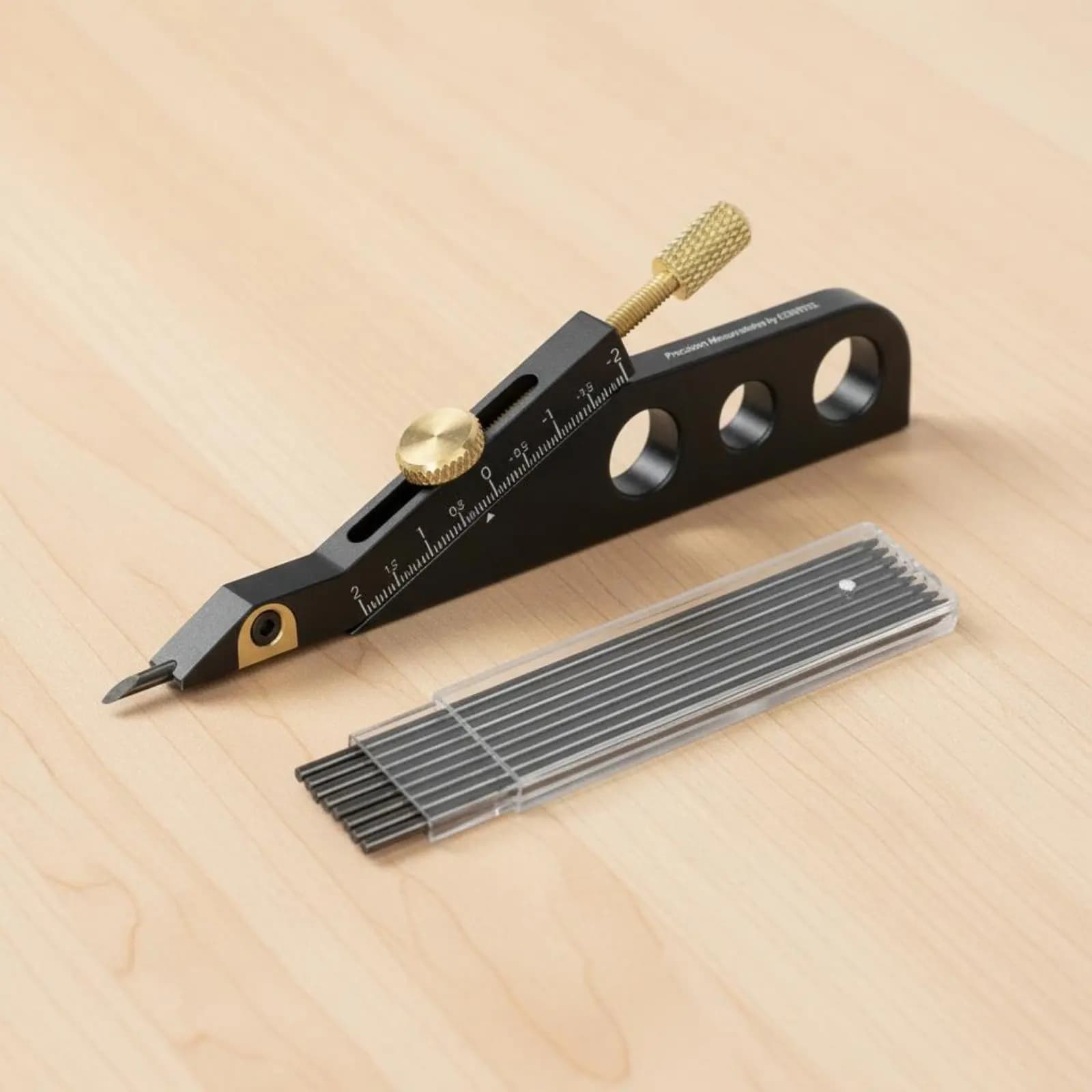 Strumento per la marcatura delle fessure del ponticello della chitarra, calibro per marcatura resistente alla ruggine, accessorio per strumenti musicali, leggero, per officina