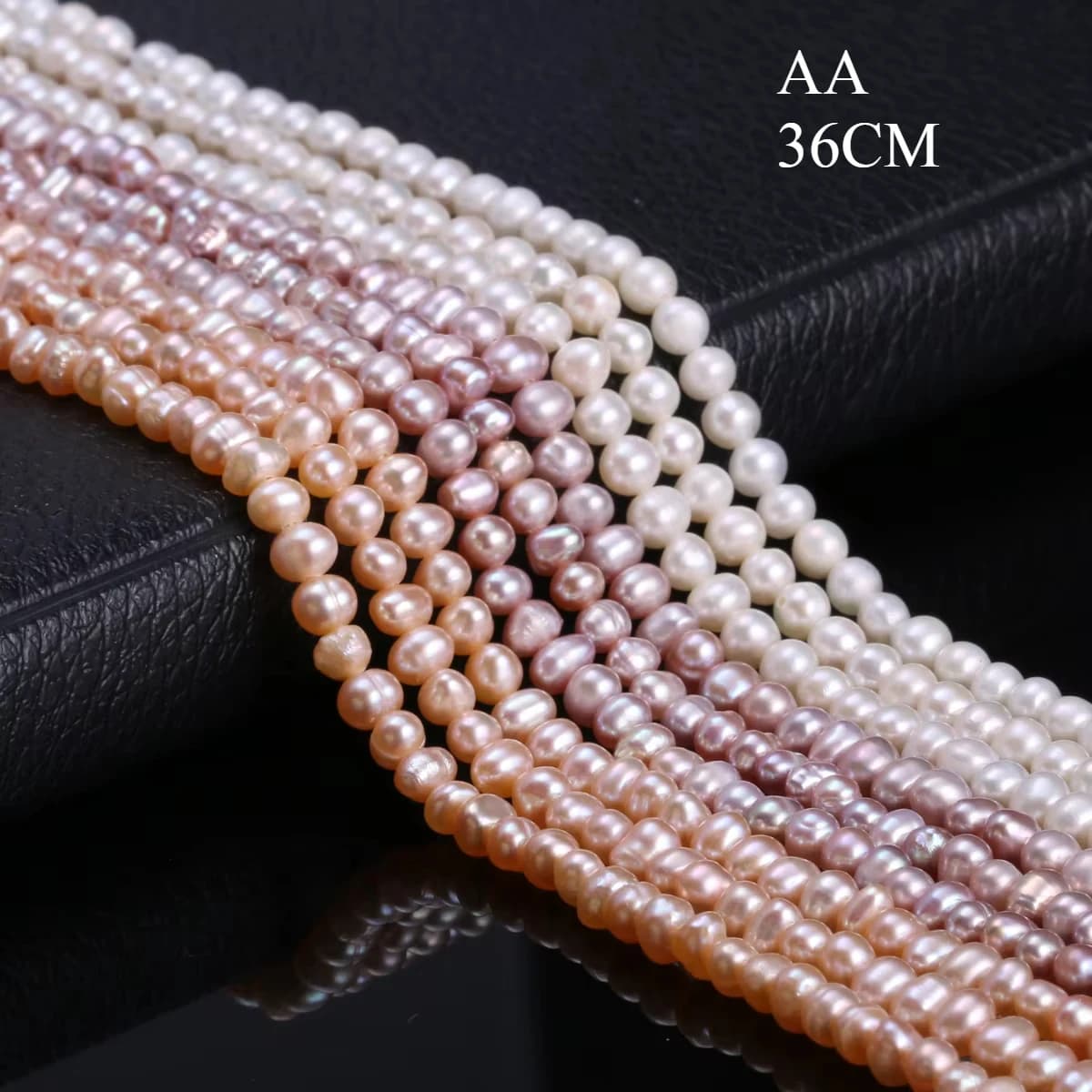 AA 36CM Natural Freshwater Cultured Pearls Beads Round 100% Natural Pearls for Jewelry Making DIY Necklace Bracelet 13 Inches