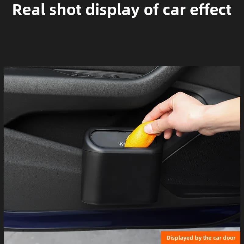 Per Volkswagen VW Jetta A7 T-CROSS T CROS TCR 2018 ~ 2025 Auto Trash Bin Multiuso Appeso a prova di Perdite Mini Pattumiera accessori