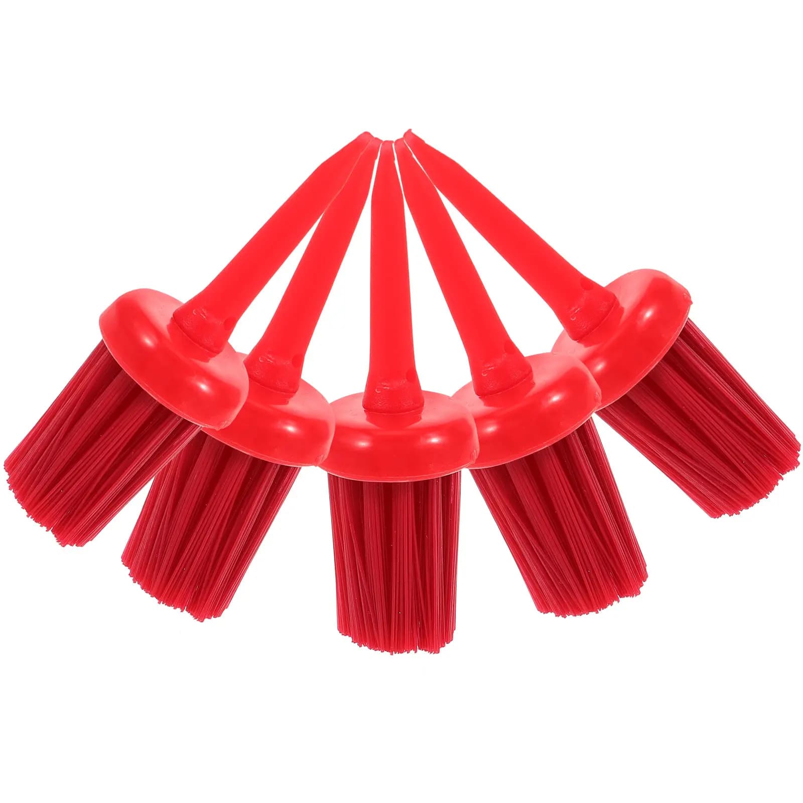 Set di 5 Spazzole per Golf con Supporto, Tee da Golf Leggeri e Flessibili, Resistenti all'Usura, per Allenamento e Pratica