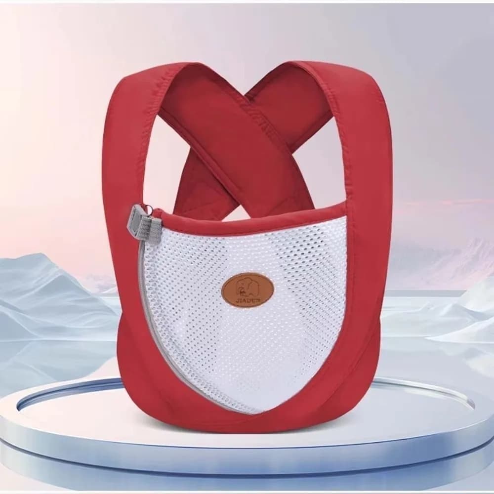 Marsupio multifunzionale per neonati a mani libere, marsupio per neonati traspirante e regolabile, imbracatura portatile ergonomica per neonato