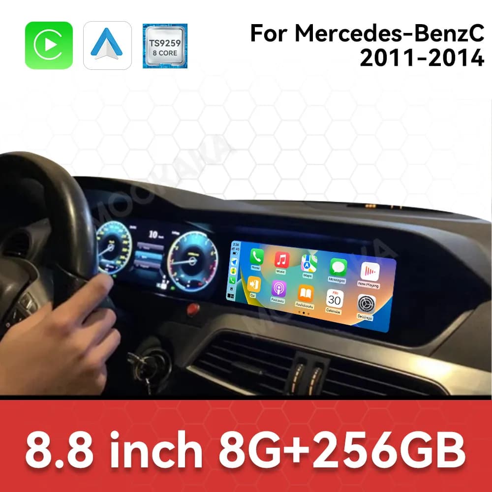 Touch Screen Car Radio For Mercedes-Benz C 2011-2014 Android GPS Automotive Multimedia Auto Radio Stereo Receiver Head Unit