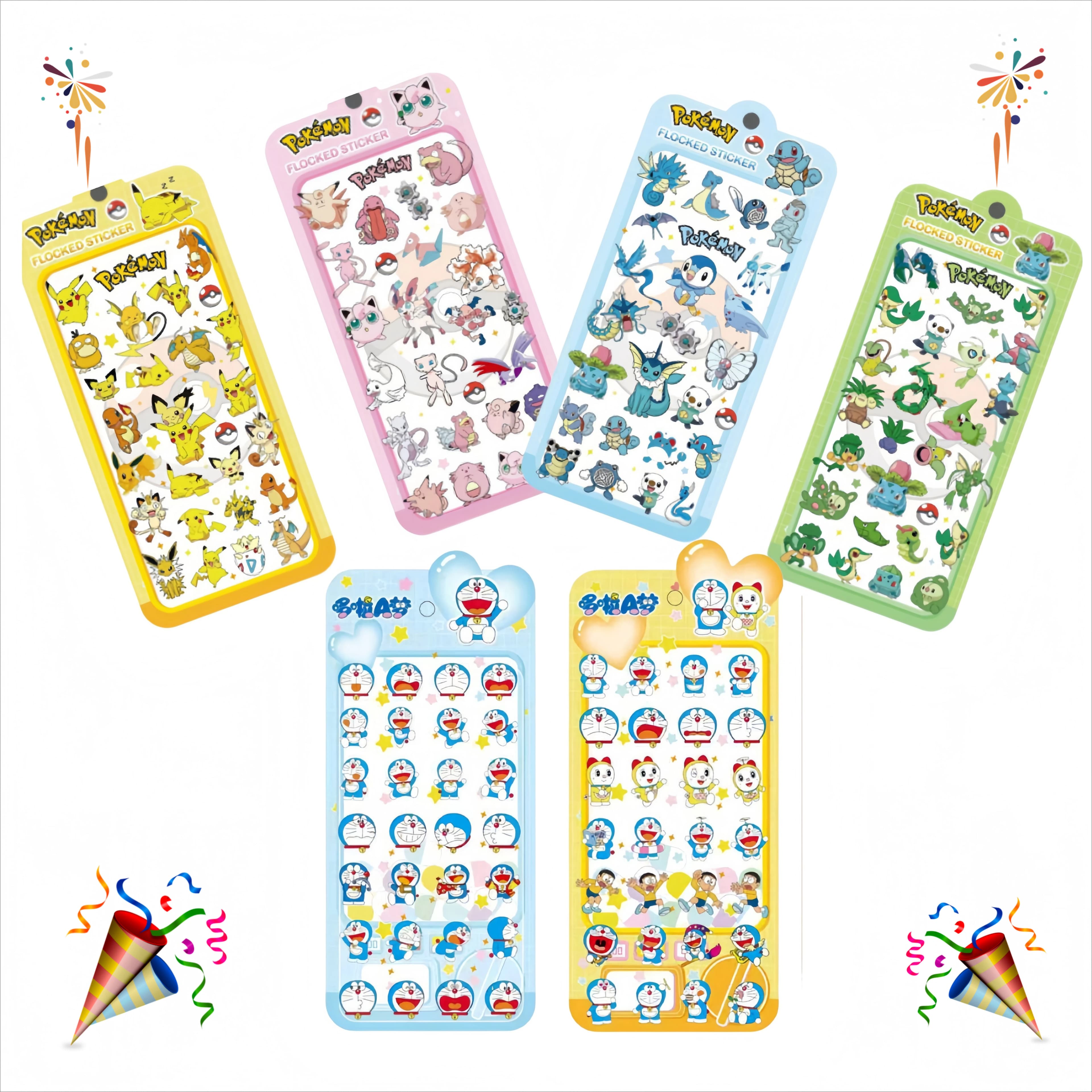 Adesivi 3D a rilievo con bolle, carini, stile kawaii, fai da te, decorazioni per scrapbook, quaderni, diari, giocattoli per bambini e bambine.