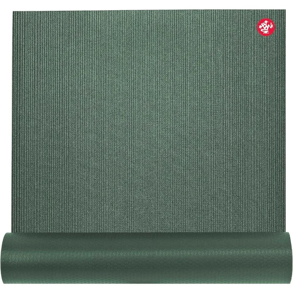 Tappetino Yoga Professionale 4.7mm 68x24, Durata a Vita, Igienico, Approvato dagli Insegnanti, Nero Sage