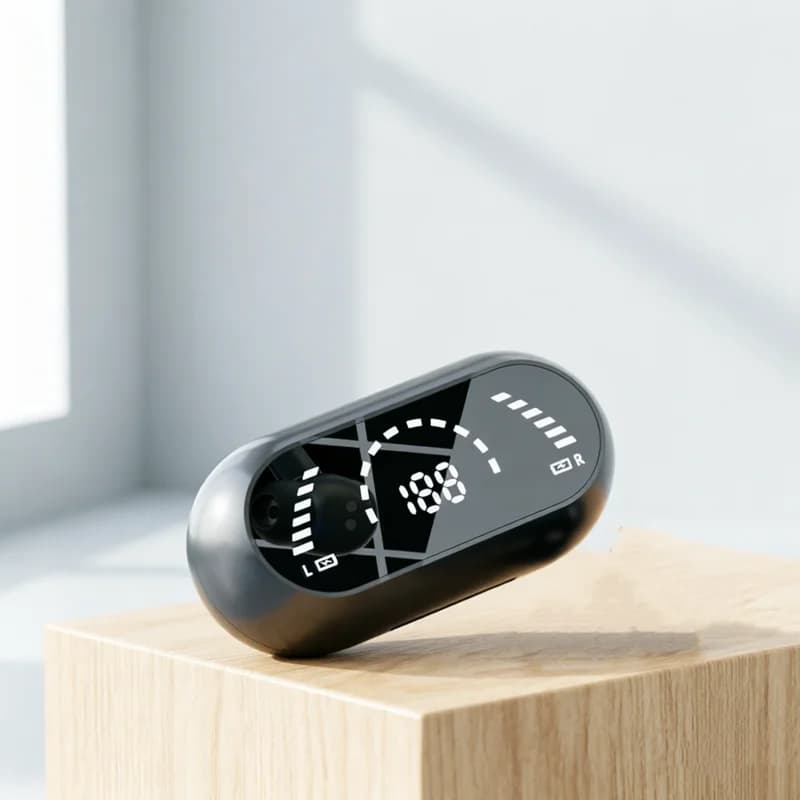 Auricolari Wireless TWS Originali, Cuffie Bluetooth 5.3, Cuffie per Gaming e Sport, Riduzione del Rumore, Bassi Potenti, Controllo Touch