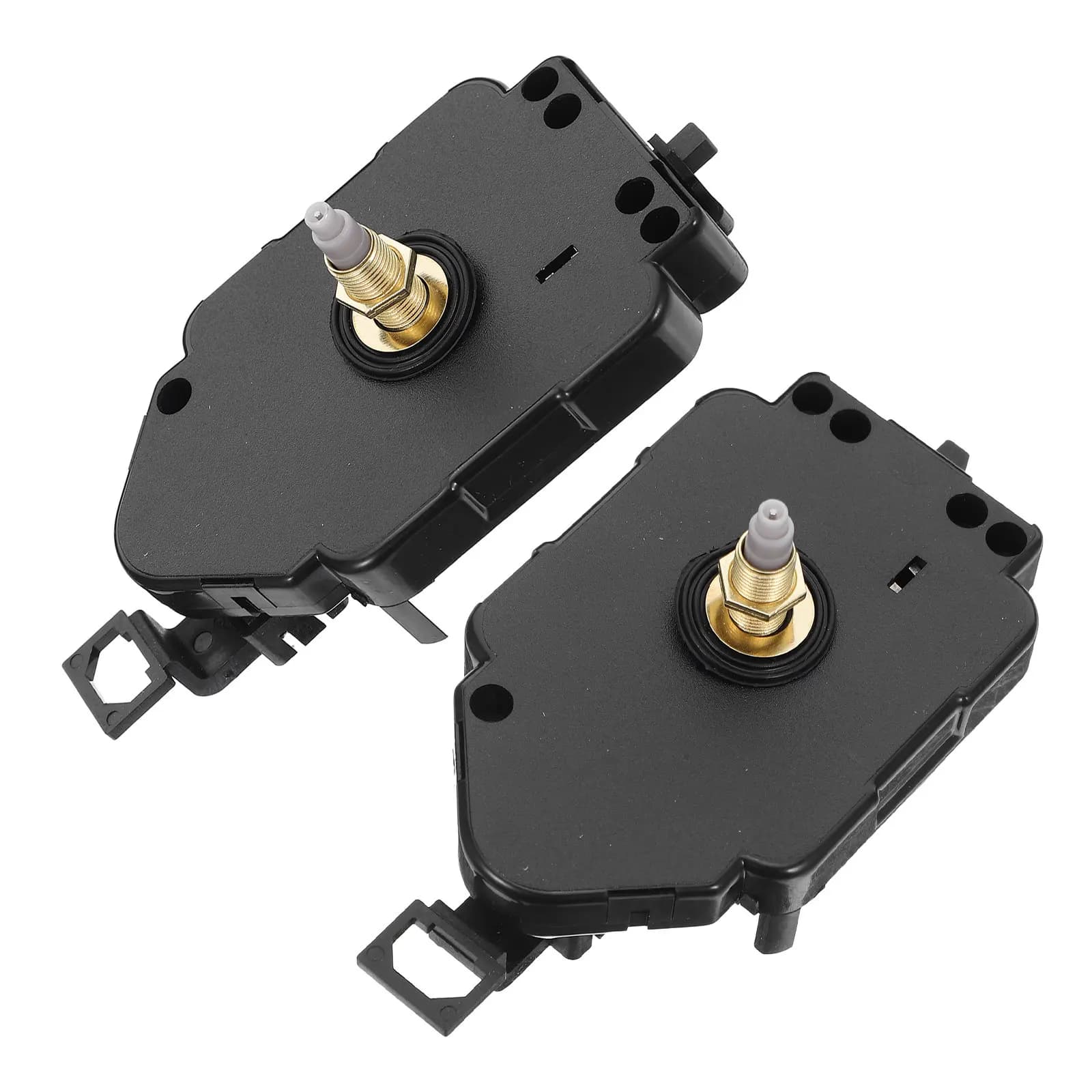 2Pcs Quiet Pendulum Clock Movement Mechanism 23.5mm Long Shaft Sweeping Quartz Clock Replacement for Indoor Wall Clocks Office