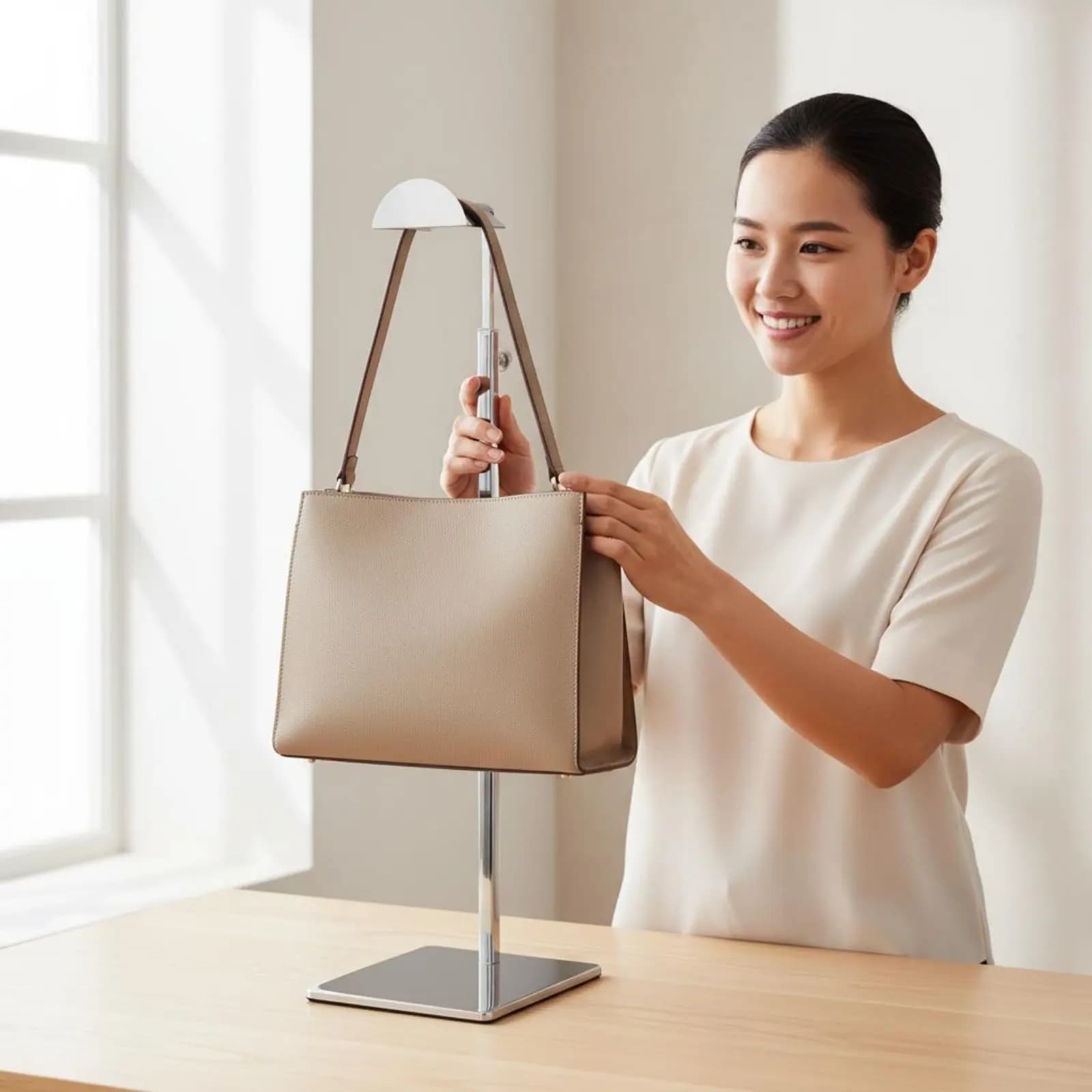 Exhibitor for Anti-rust Bags, Metal Holder for Bags, Adjustable Spare Parts for Resellers