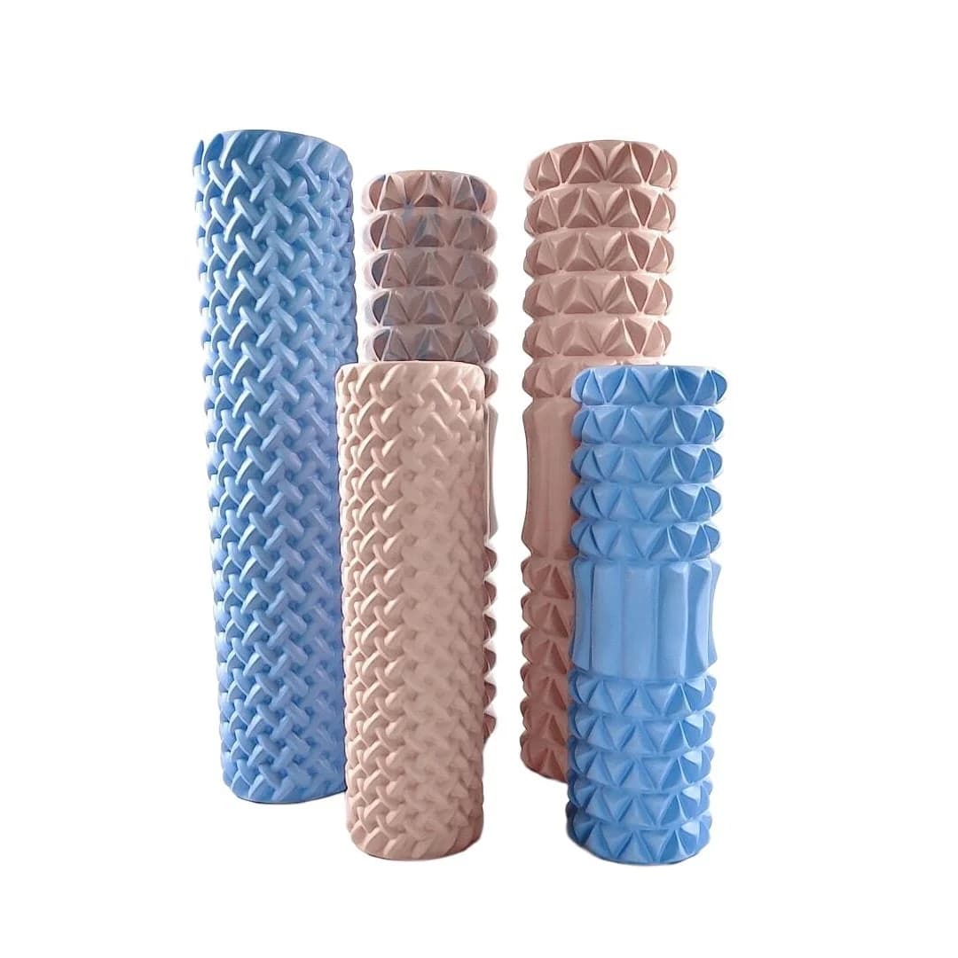 New 30cm PVC Column Massage Roller for Yoga, Mezzalune Style, Fitness Stick with Massage Points, Eva Cava Foam Auction for Exercises