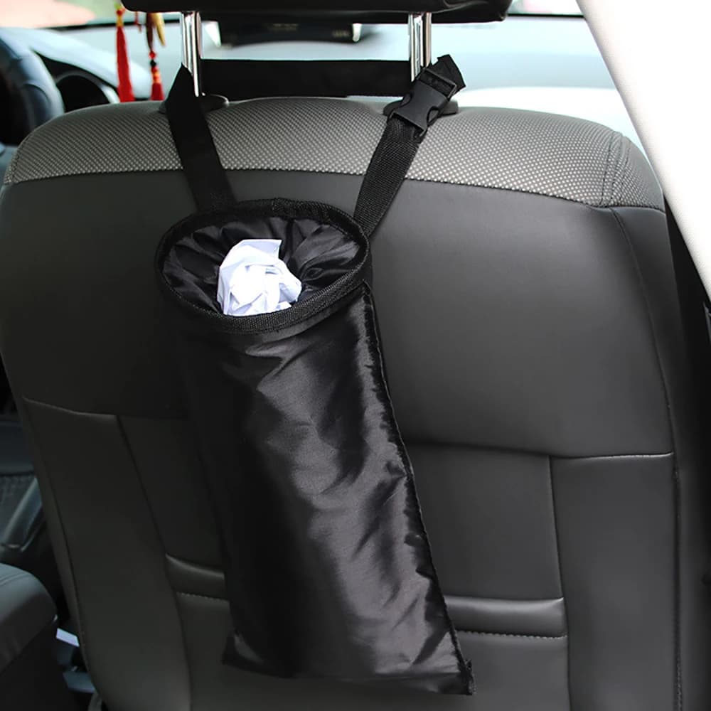 1 Piece Container for Waste from Hanging to Seat Car, Brushing Bag, Oxford Fabric Waste Container, Auto Cleaning Tools
