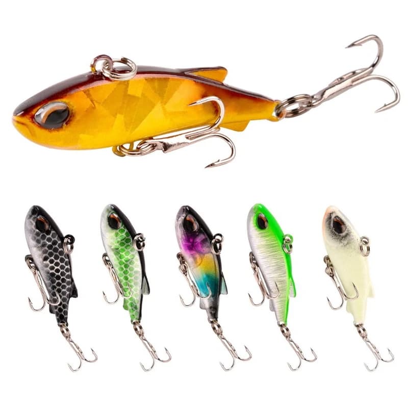 Esca Artificiale Realistica Micro Mini VIB 4cm 4g Ultraleggera per Pesca in Acqua Dolce di Trota, Smelt, Pesce Mandarino e Pesce Gatto