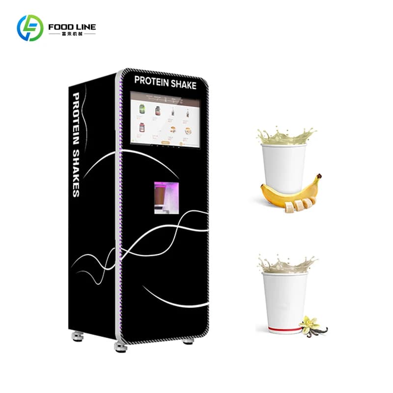 Commercial self-service milk powder automatic dispenser for protein shake