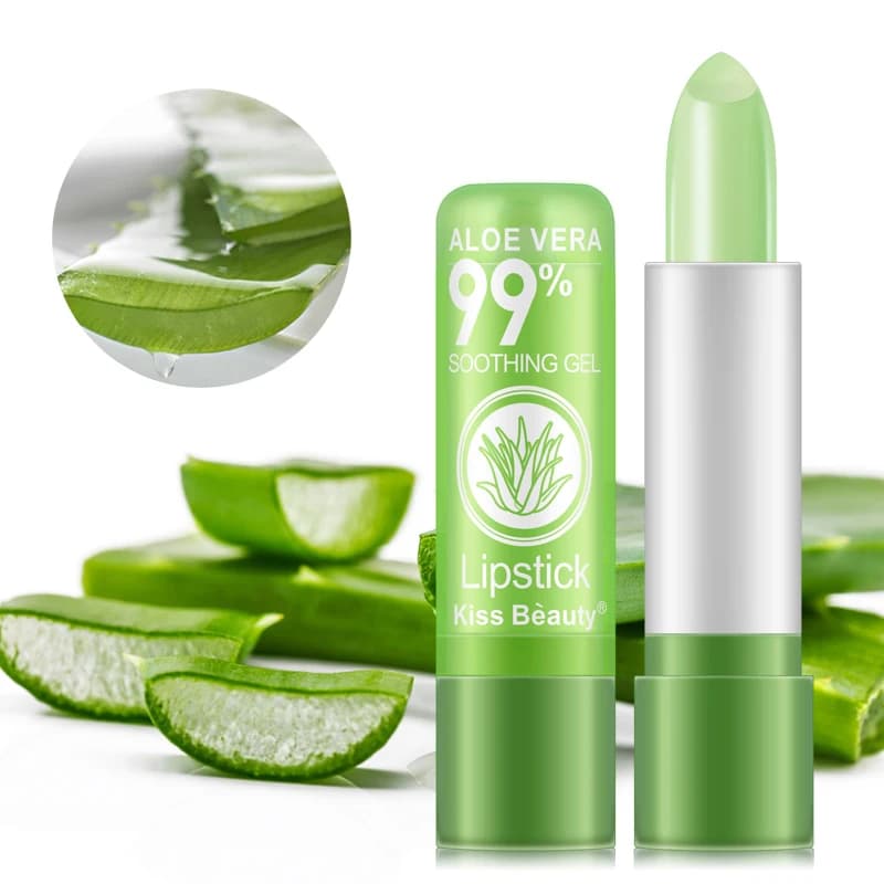 Wholesale Natural Aloe Vera Matte Lipsticks Color Changing Lipstick Tubes Lip Moisturizer Waterproof Lip Blam