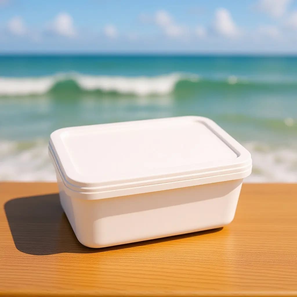 Contenitore per Gelato da 3L di Grado Alimentare, Scatola Sigillata per Congelatore, per Conservazione in Cucina, Conservazione Frutta, Contenitore per Dessert, Uso Domestico