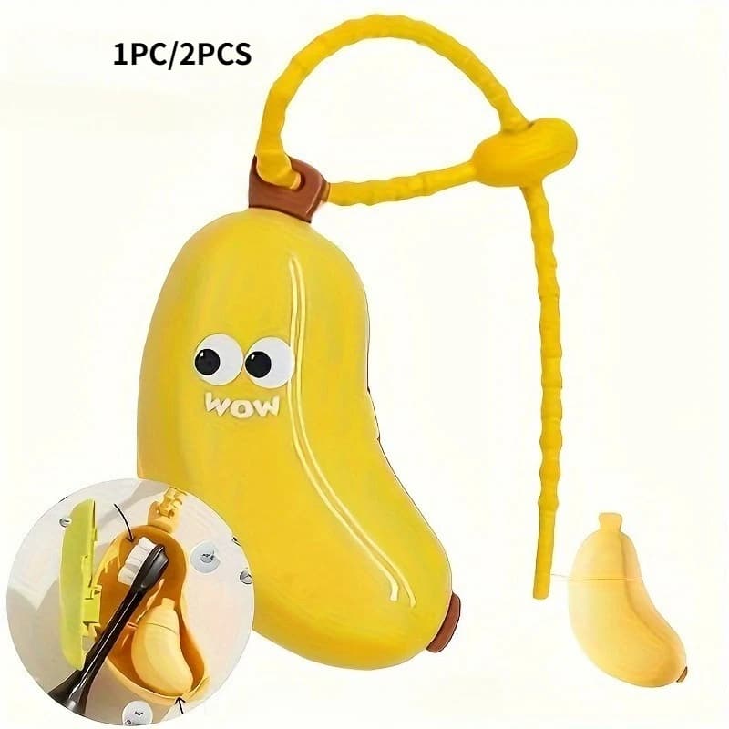 Banana Shape Brush Case, Travel Laptop, Designed for Electric Brushes and Dentifricio Conservation