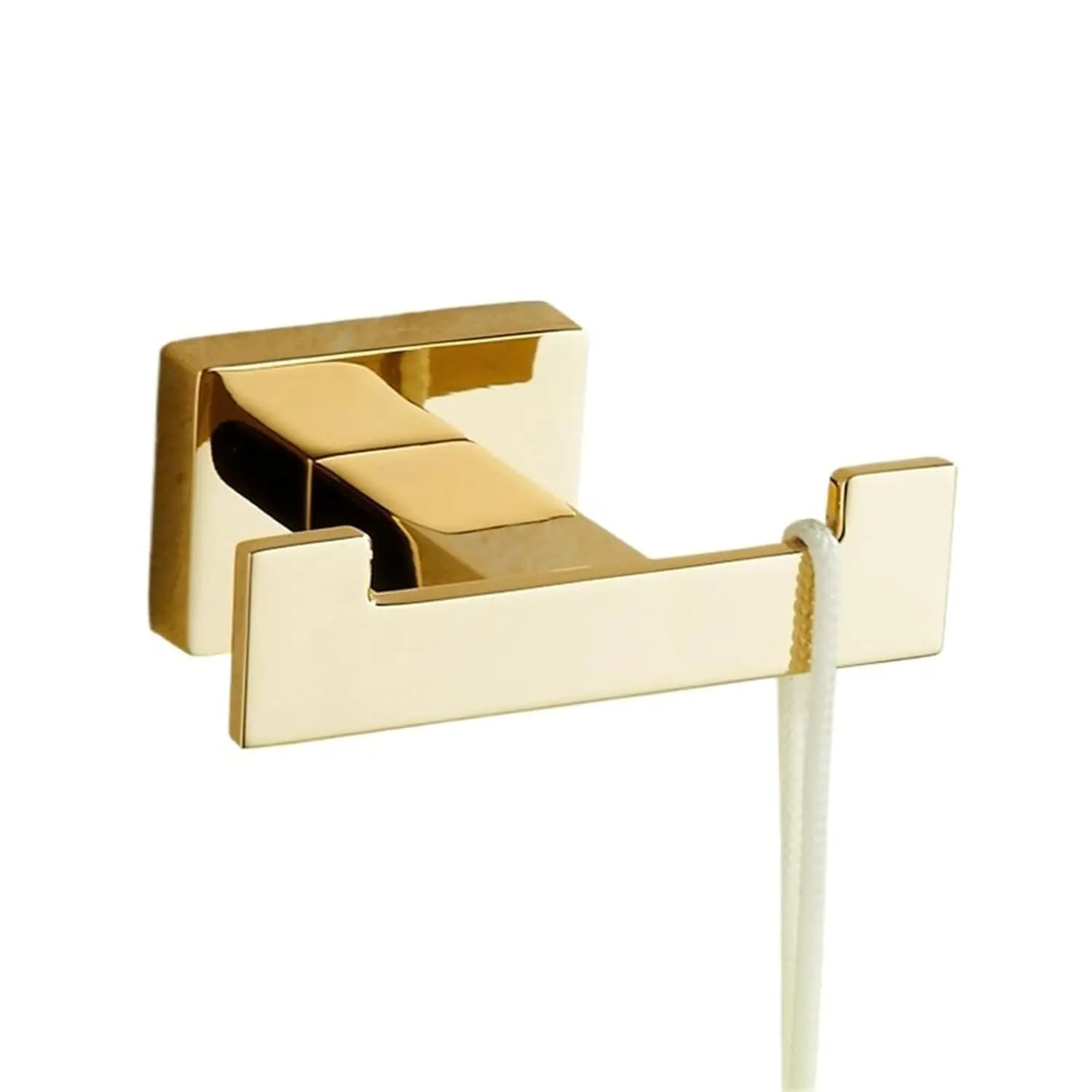 Set di Accessori per Bagno in Acciaio Inox Dorato, Portasciugamani, Gancio per Accappatoio, Portasapone da Parete, Personalizzabile
