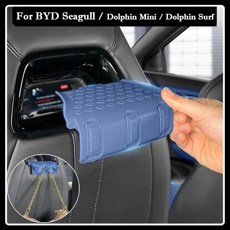 Per BYD Seagull Dolphin Mini Surf Sedile multifunzionale Schienale Gancio Ganci portaoggetti nascosti Accessori per interni auto