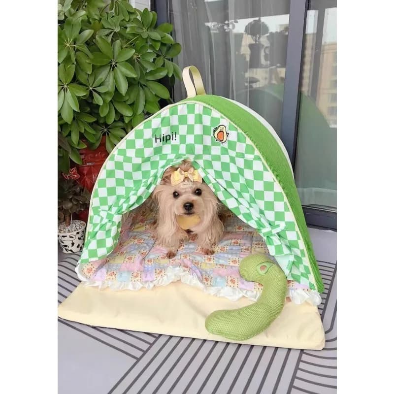 Dog tent spring summer cool summer breathable door curtain small dog teddy dog house cat litter pet litter kennel