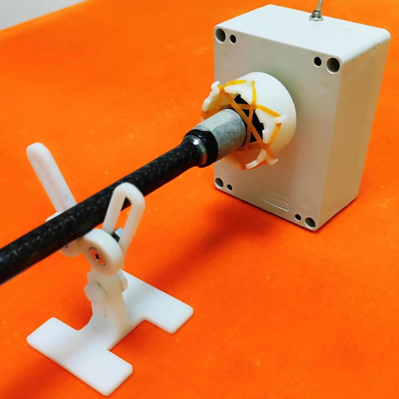 Fishing Rod Epoxy Applicator 0-40 Rpm Epoxy Resin Rotating Gluing Machine Electric Fish Rod Winding Machine Professional Tool